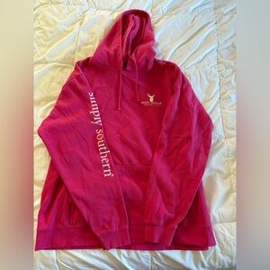 Simply Southern Vibrant Pink Sweatshirt